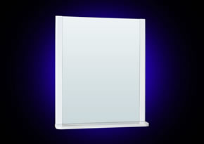 Oglinda Rimini 60 polita alb 600x695x120 - pret 238 ron